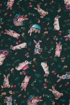 Brenda Bunny Green Flared Dress