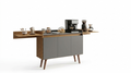 Cabinet Retro 5336R-423 3 Doors  H86*W109*D38Cm Canela / Black ( Limited 3 Months Warranty )