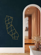 California Map Metal Wall Art - Decor available at Dekadron for $84.90
