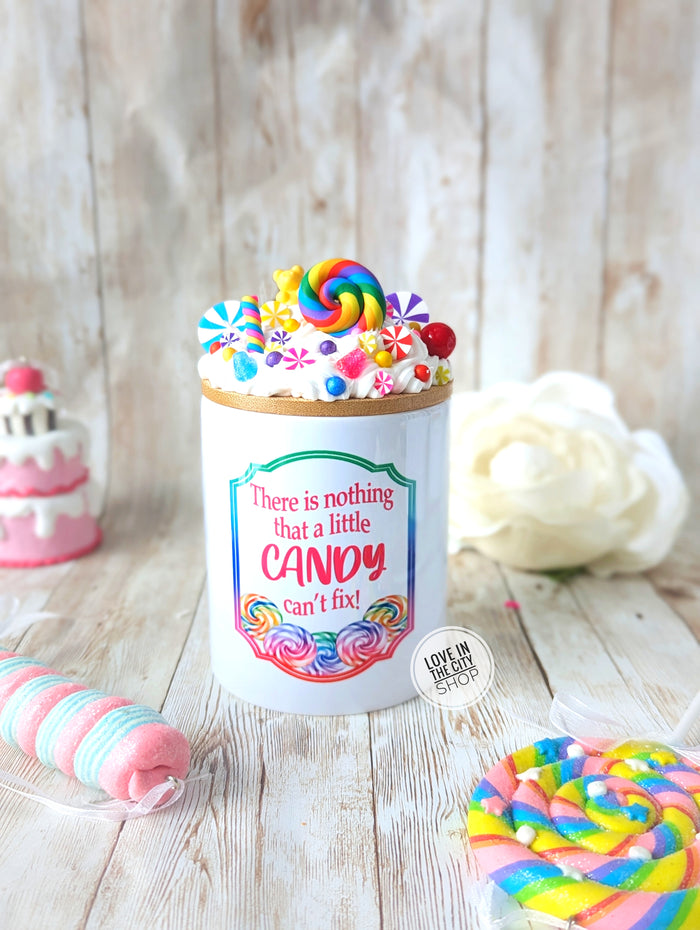 Candy Fix Ceramic Candy Jar - 25oz