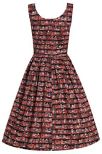 Amanda Cat and Book Swing Dress