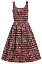 Amanda Cat and Book Swing Dress