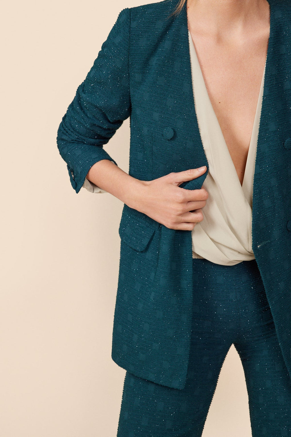 Chaqueta Pia Jacquard · Alegoria ·