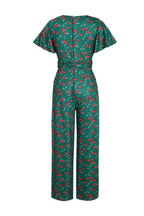 Esther Emerald Green Cherry Jumpsuit