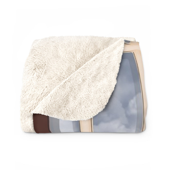 Christmas Cozy Sherpa Blanket – 'Merry Christmas Noel' Fireplace Girls Holiday Throw