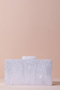 Clutch Box Nacar Blanco