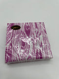 COCKTAIL NAPKIN WOODGRAIN FUCHSIA