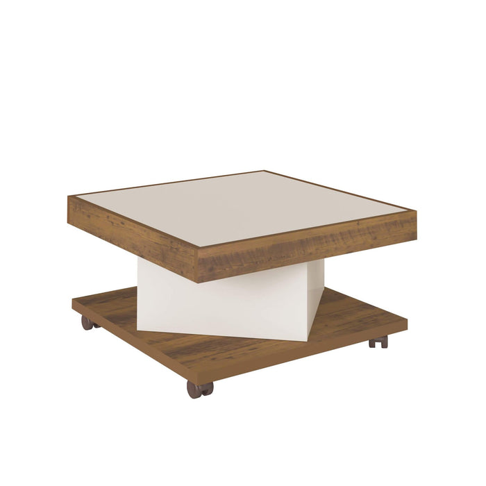 Coffee Table Saara 3964 Space On The Top  63*63*33.5Cm Pine/Off White  (Limited 3 Months Warranty)