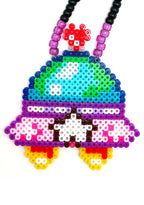 LASR Cosmic Voyage Rave Kandi Necklace — detail view