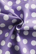 Maisie Lilac Polka Dot Full Circle Midi Skirt