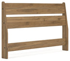 Deanlow - Full Panel Headboard - Honey