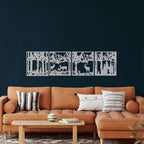 Deer Family Metal Wall Art - Decor available at Dekadron for $139.90