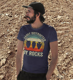 Easily Distracted By Rocks T-Shirt, Arrowhead Hunting, Rockhounding Shirt, Ancient Artifacts Hunting Shirt