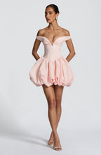 Eileen Mini Dress - Blush