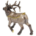 Elk Jeweled Trinket Box Austrian Crystals
