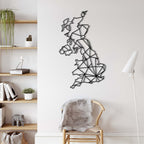 England Map Metal Wall Art - Decor available at Dekadron for $71.90