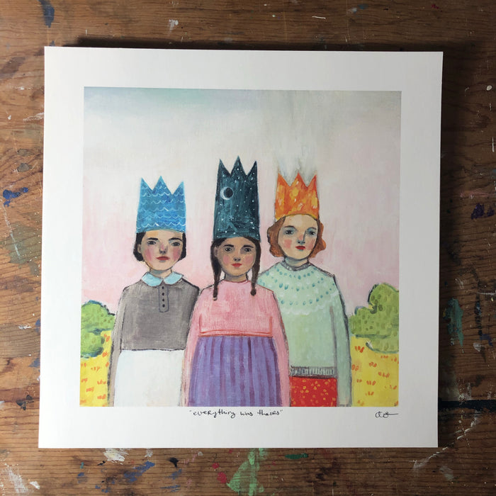 Everything was theirs -  print
