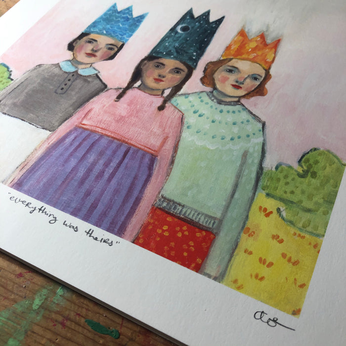 Everything was theirs -  print