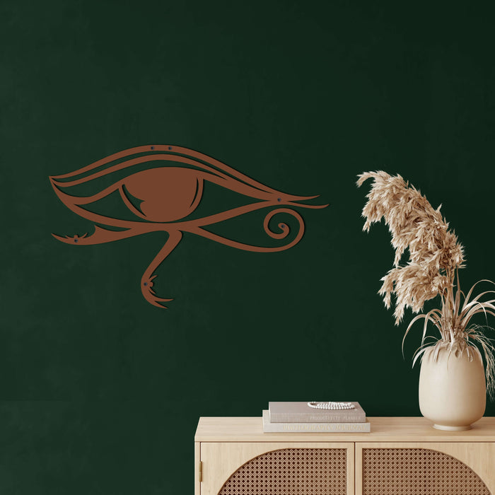 Eye of Horus Metal Wall Art - Decor available at Dekadron for $67.90