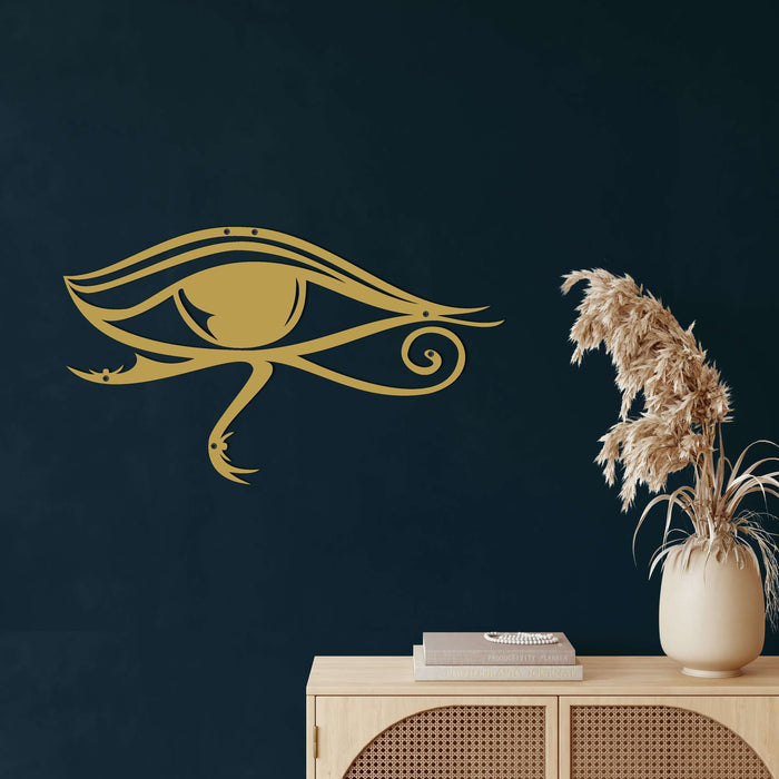 Eye of Horus Metal Wall Art - Decor available at Dekadron for $67.90