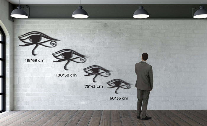 Eye of Horus Metal Wall Art - Decor available at Dekadron for $62.90