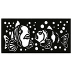 Fish Metal Wall Art - Decor available at Dekadron for $69.90