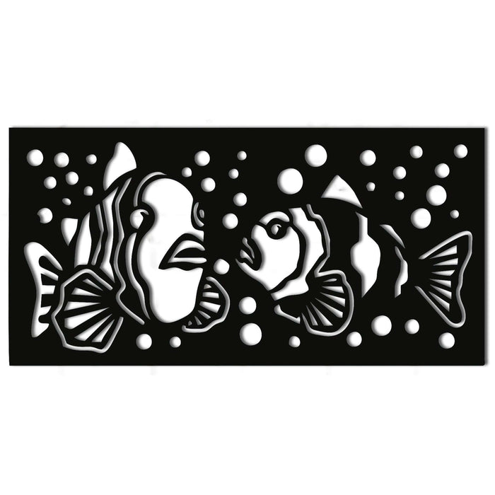Fish Metal Wall Art - Decor available at Dekadron for $69.90