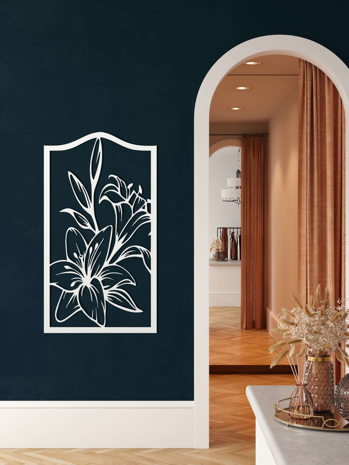 Flower Metal Wall Art - Decor available at Dekadron for $79.90
