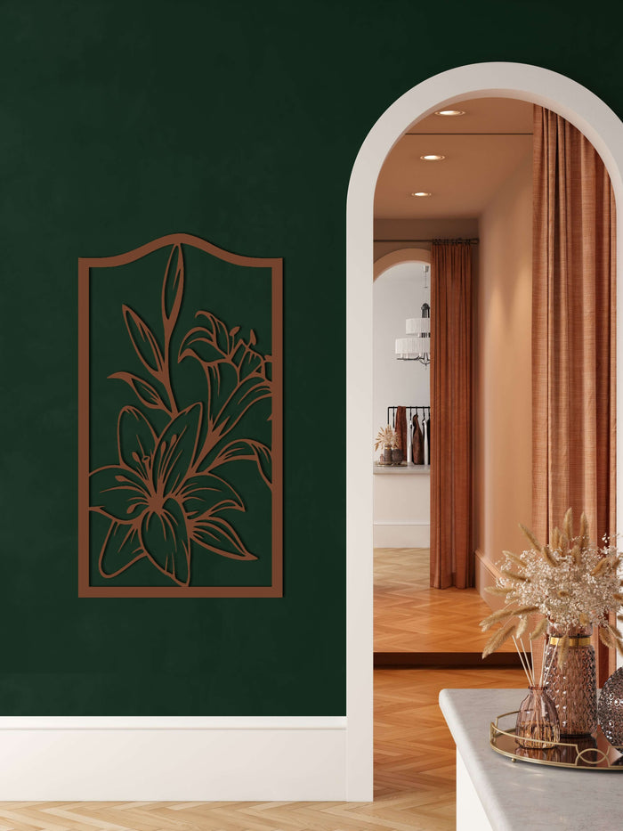 Flower Metal Wall Art - Decor available at Dekadron for $79.90