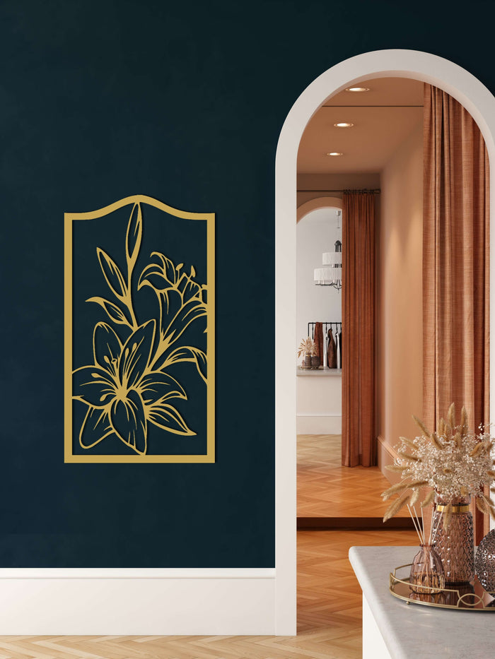 Flower Metal Wall Art - Decor available at Dekadron for $79.90