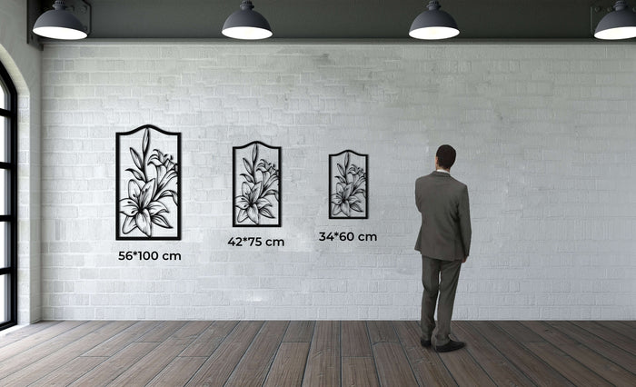 Flower Metal Wall Art - Decor available at Dekadron for $69.90