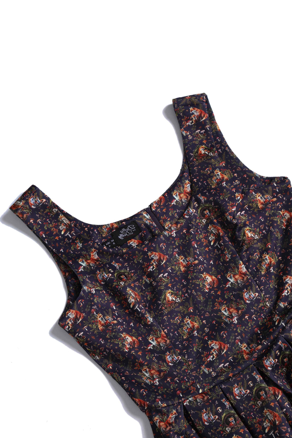 Amanda Purple Fox Den Swing Dress