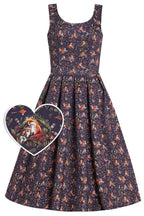 Amanda Purple Fox Den Swing Dress