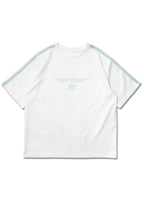 ACDC Rag Game Over Jersey White Oversized Tee — front view