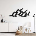 Geese Flock Metal Wall Art - Decor available at Dekadron for $69.90