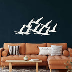 Geese Flock Metal Wall Art - Decor available at Dekadron for $74.90