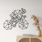 Geometric Bike Metal Wall Art - Decor available at Dekadron for $64.90