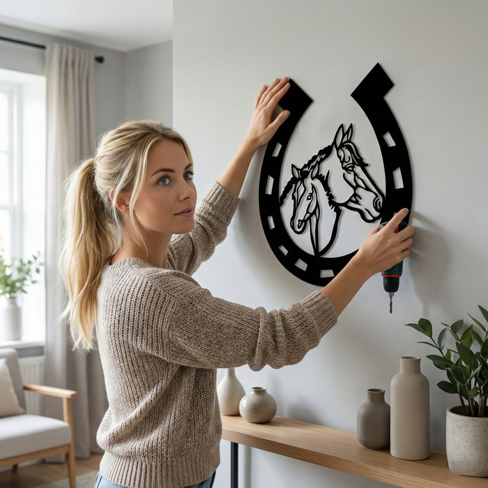 Horseshoe Metal Wall Art