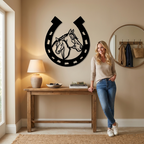 Horseshoe Metal Wall Art