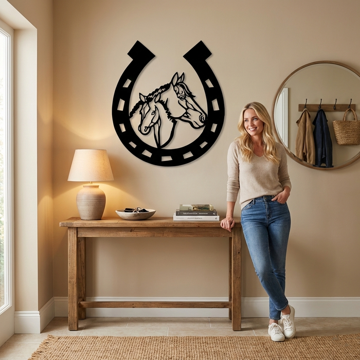 Horseshoe Metal Wall Art