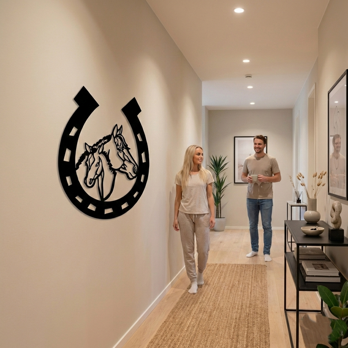 Horseshoe Metal Wall Art