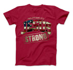 Jesus Strong Philippians 4:13 Limited Edition Print T-Shirt & Apparel Standard T Red