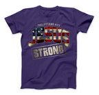 Jesus Strong Philippians 4:13 Limited Edition Print T-Shirt & Apparel Standard T Purple