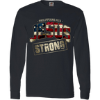 Jesus Strong Philippians 4:13 Limited Edition Print T-Shirt & Apparel Long Sleeve Black