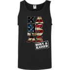 Kansas Born & Raised Limited Edition Print T-Shirt & Apparel Unisex Tank Top Black