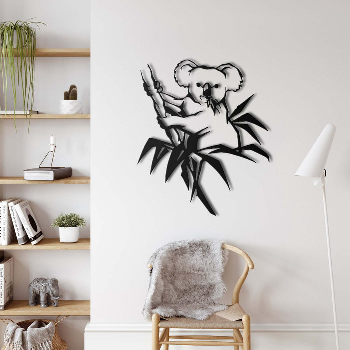 Koala Bear Metal Wall Art - Decor available at Dekadron for $89.90