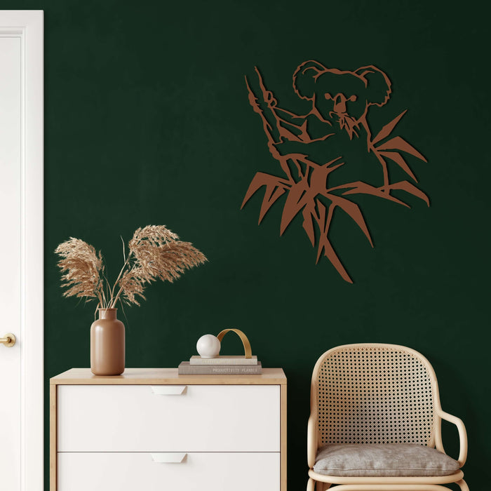 Koala Bear Metal Wall Art - Decor available at Dekadron for $74.90