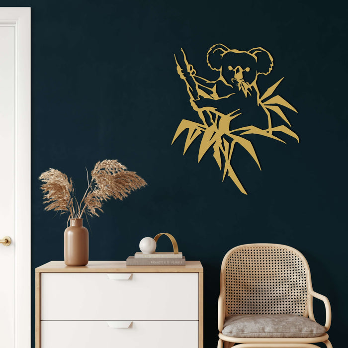 Koala Bear Metal Wall Art - Decor available at Dekadron for $74.90