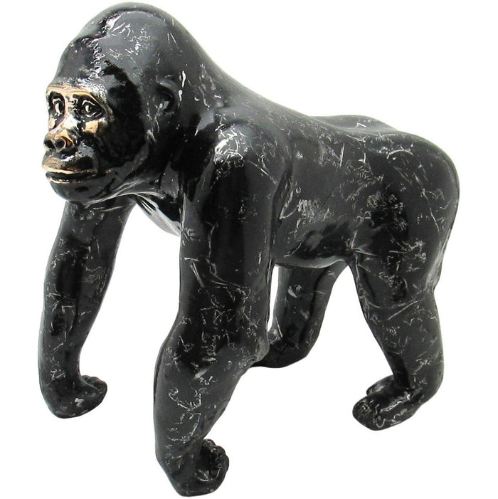Large Gorilla Sculpture, Copper Fill