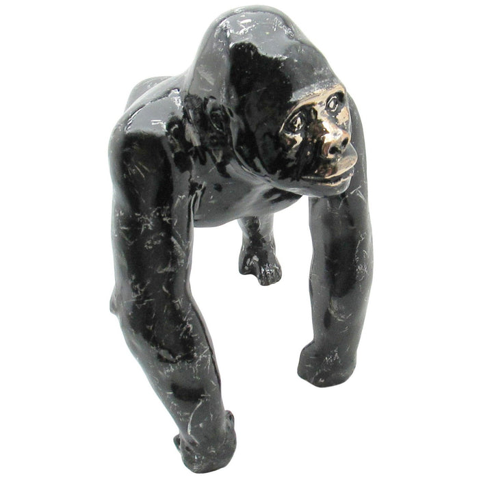 Large Gorilla Sculpture, Copper Fill